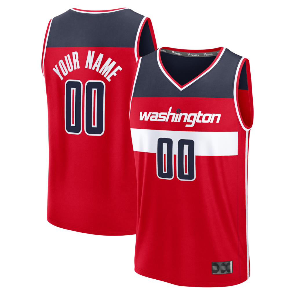 Ndoa Custom W.Wizards Red Fastbreak Jerseys - Icon Edition