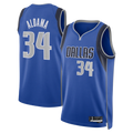 Ndoa D.Mavericks #34 Santi Aldama Blue Icon Edition Swingman Stitched Jerseys