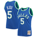 Ndoa D.Mavericks #5 Jason Kidd Mitchell & Ness Blue 1994-1995 Hardwood Classics Swingman Jerseys