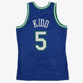Ndoa D.Mavericks #5 Jason Kidd Royal 1997 Hardwood Classics Road Swingman  By Mitchell & Ness Stitched Jerseys