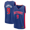 Ndoa D.Pistons #9 Ausar Thompson  Blue Fast Break Jerseys - Icon Edition