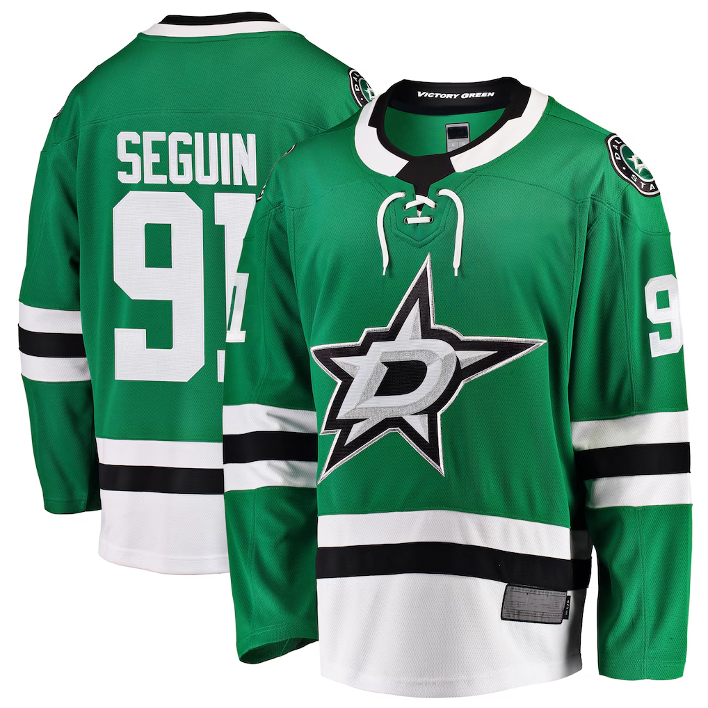 Ndoa D.Stars #91 Tyler Seguin Green Breakaway Player Jerseys