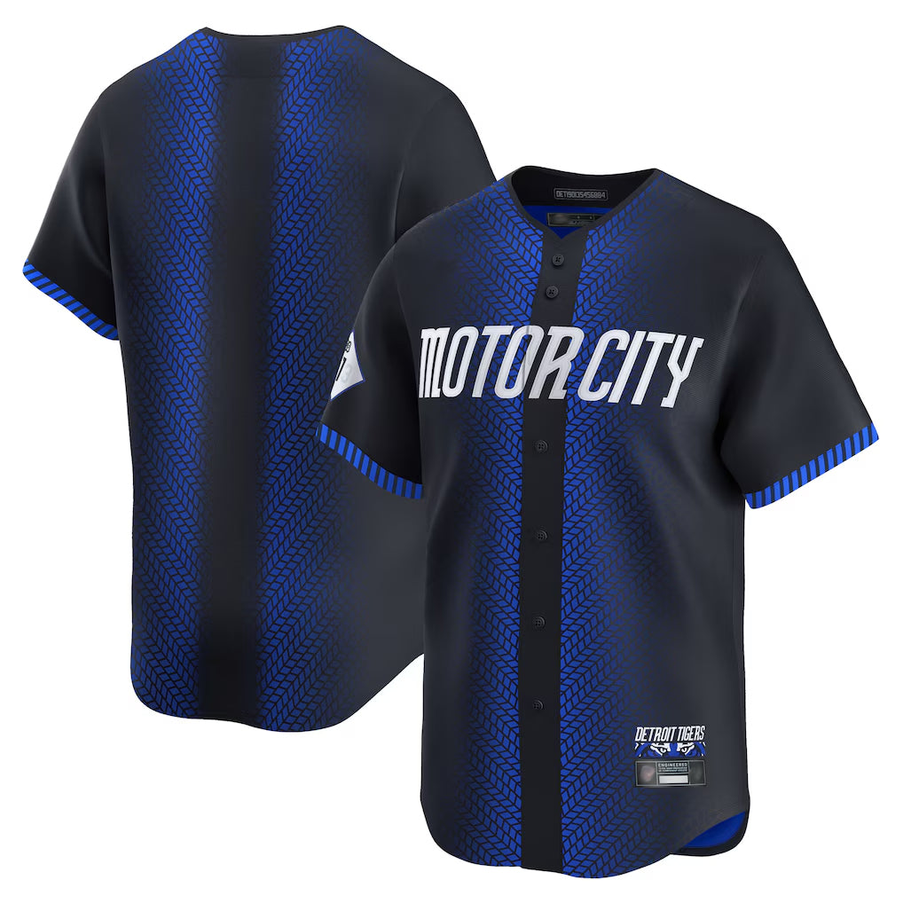 Ndoa D.Tigers Navy City Connect Home Limited Blank Player Stitched Jerseys