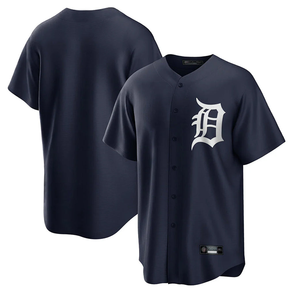 Ndoa D.Tigers Navy Game Home Blank Player Stitched Jerseys