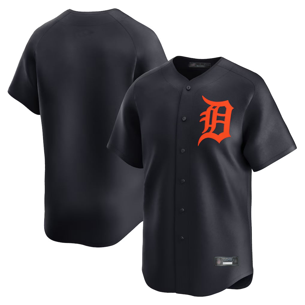 Ndoa D.Tigers Navy Home Limited Blank Player Stitched Jerseys