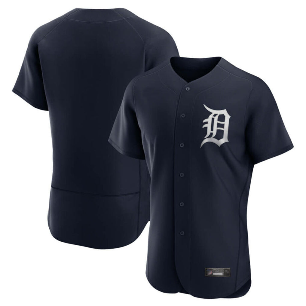 Ndoa D.Tigers Navy Home Limited Elite Blank Player Stitched Jerseys