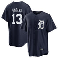 Ndoa D.Tigers #13 Dillon Dingler Player Navy Game Home Stitched Jerseys