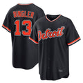 Ndoa D.Tigers #13 Dillon Dingler Player Navy Home Game Stitched Jerseys