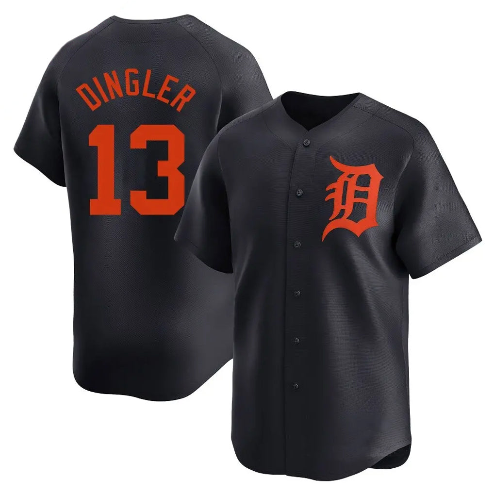Ndoa D.Tigers #13 Dillon Dingler Player Navy Home Limited Stitched Jerseys