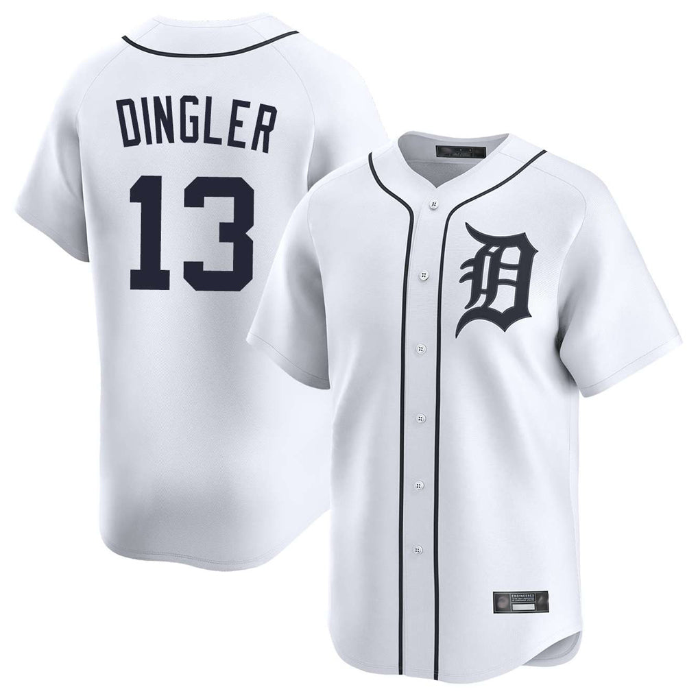 Ndoa D.Tigers #13 Dillon Dingler Player White Home Limited Stitched Jerseys