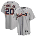 Ndoa D.Tigers #20 Spencer Torkelson Player Gray Home Game Stitched Jerseys