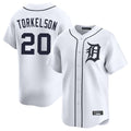 Ndoa D.Tigers #20 Spencer Torkelson Player White Home Limited Stitched Jerseys