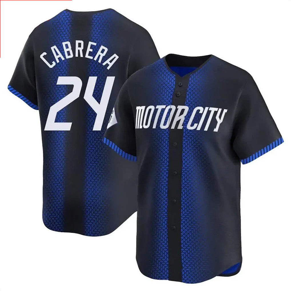 Ndoa D.Tigers #24 Miguel Cabrera Player Navy City Connect Home Limited Stitched Jerseys