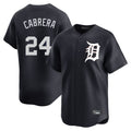 Ndoa D.Tigers #24 Miguel Cabrera Player Navy Home Limited Game Stitched Jerseys