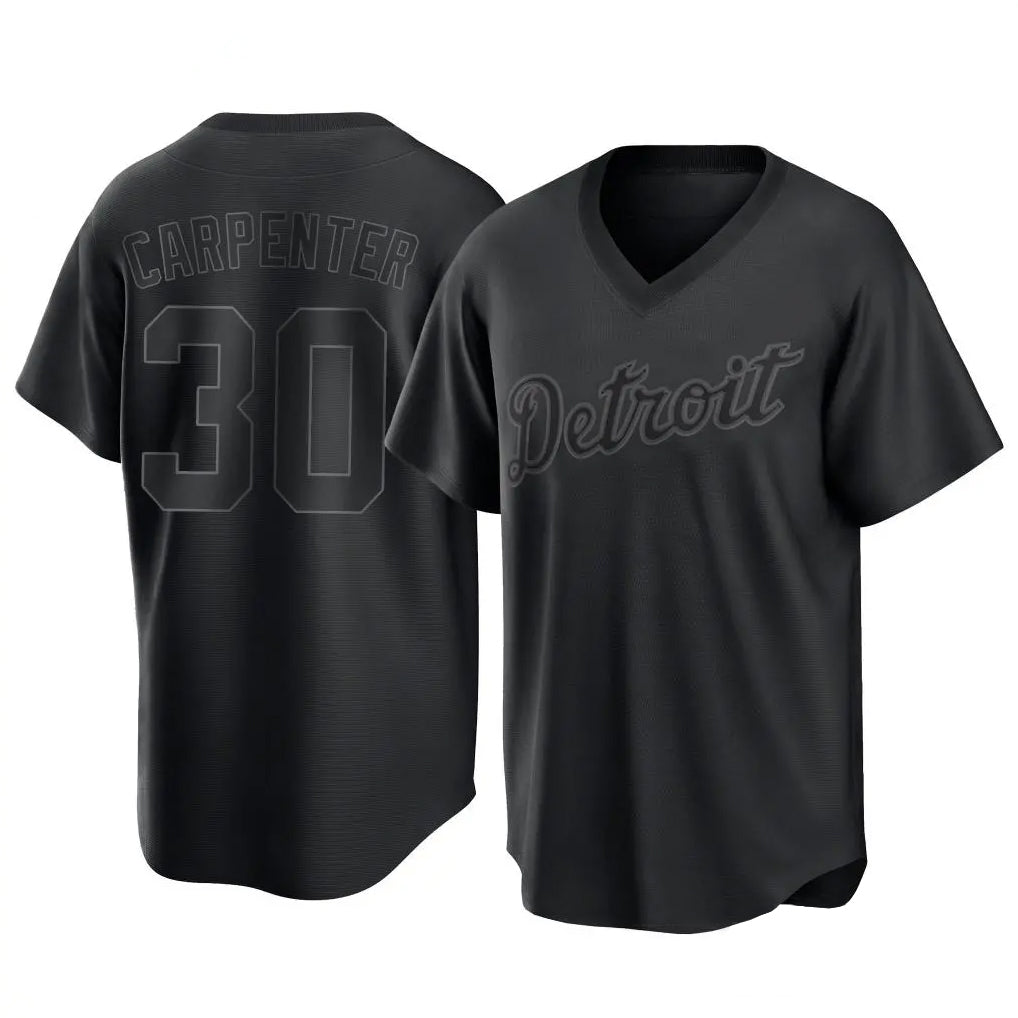 Ndoa D.Tigers #30 Kerry Carpenter Player Black T-shirt Home Game Stitched Jerseys