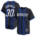 Ndoa D.Tigers #30 Kerry Carpenter Player Navy City Connect Home Limited Stitched Jerseys