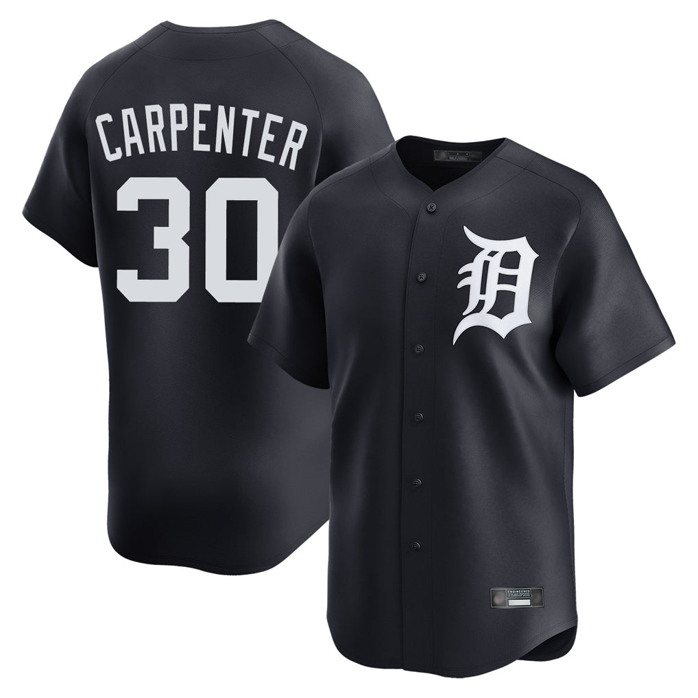 Ndoa D.Tigers #30 Kerry Carpenter Player Navy Home Limited Game Stitched Jerseys