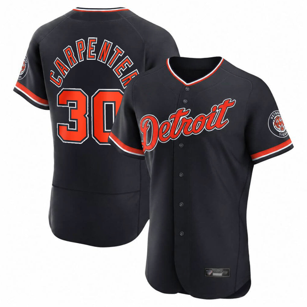 Ndoa D.Tigers #30 Kerry Carpenter Player Navy Limited Elite Home Game Stitched Jerseys