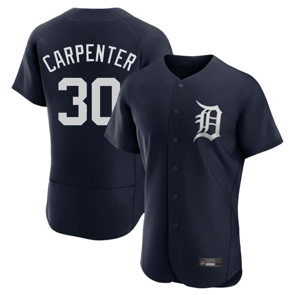 Ndoa D.Tigers #30 Kerry Carpenter Player Navy Limited Elite Home Stitched Jerseys
