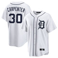 Ndoa D.Tigers #30 Kerry Carpenter Player White Home Game Stitched Jerseys