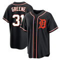 Ndoa D.Tigers #31 Riley Greene Player Black Fashion Out Home Game Stitched Jerseys