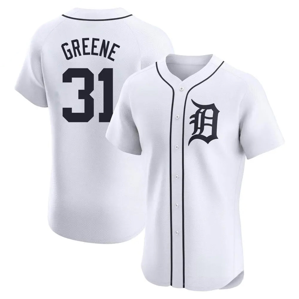 Ndoa D.Tigers #31 Riley Greene Player White Limited Elite Home Stitched Jerseys