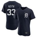 Ndoa D.Tigers #33 Colt Keith Player Navy Limited Elite Home Stitched Jerseys