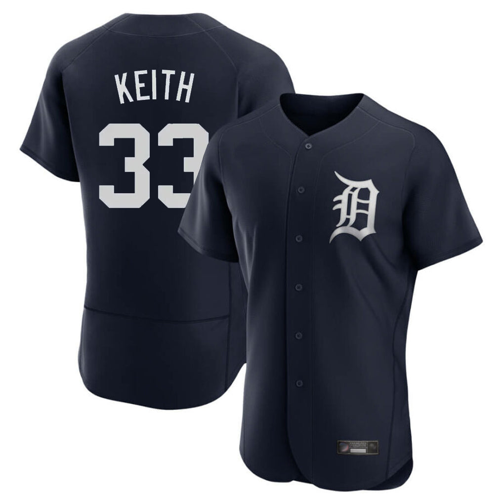 Ndoa D.Tigers #33 Colt Keith Player Navy Limited Elite Home Stitched Jerseys
