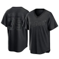 Ndoa D.Tigers #35 Justin Verlander Player Black T-shirt Home Game Stitched Jerseys