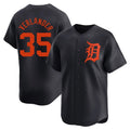 Ndoa D.Tigers #35 Justin Verlander Player Navy Home Limited Stitched Jerseys