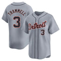 Ndoa D.Tigers #3 Alan Trammell Player Gray Home Limited Stitched Jerseys
