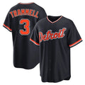 Ndoa D.Tigers #3 Alan Trammell Player Navy Home Game Stitched Jerseys