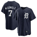 Ndoa D.Tigers #7 Kevin McGonigle Player Navy Game Home Stitched Jerseys