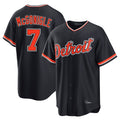 Ndoa D.Tigers #7 Kevin McGonigle Player Navy Home Game Stitched Jersey