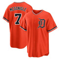 Ndoa D.Tigers #7 Kevin McGonigle Player Orange Home Game Stitched Jerseys