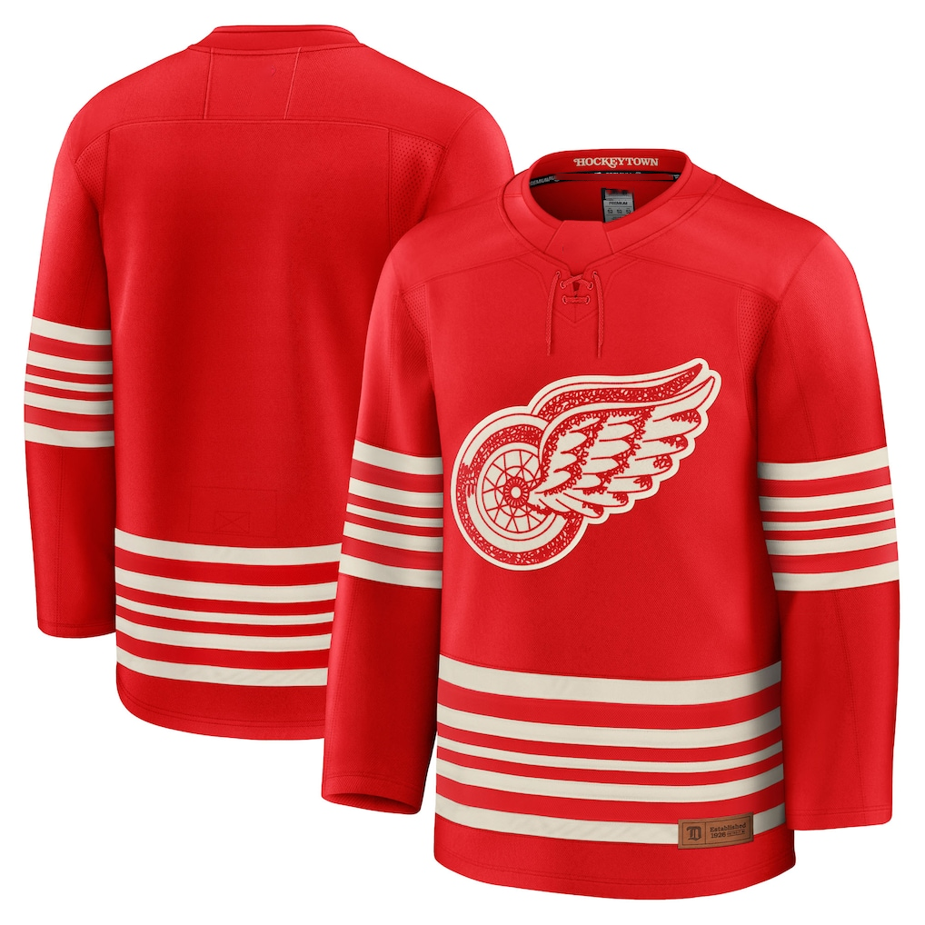 Ndoa D.Red wings Red Centennial Premium Jerseys