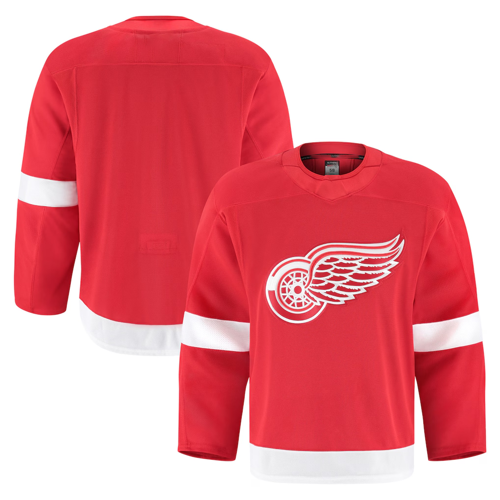 Ndoa D.Red wings Red Home Authentic Pro Jersey