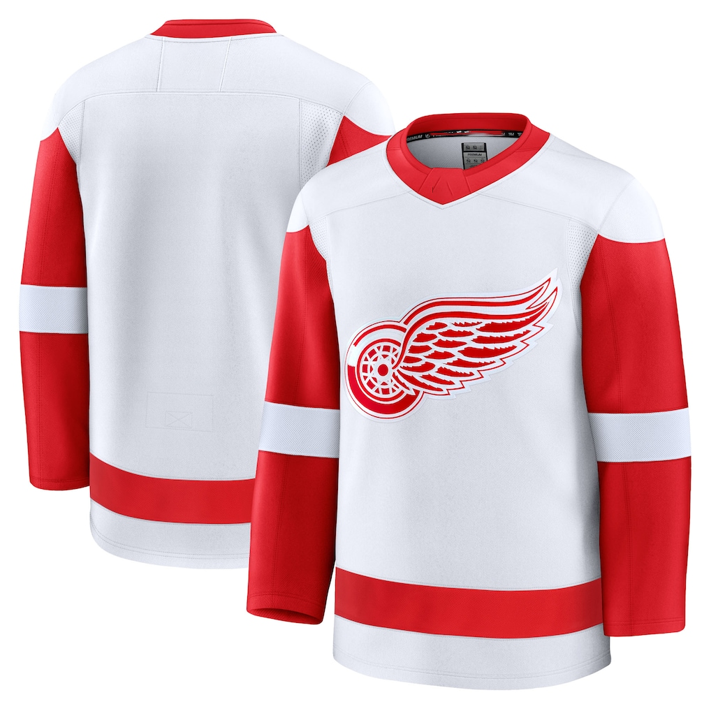 Ndoa D.Red wings White Away Premium Jerseys