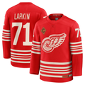 Ndoa D.Red wings #71 Dylan Larkin Red Centennial Premium Player Jerseys