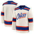Ndoa E.Oilers Light Beige Alternate Premium Jerseys
