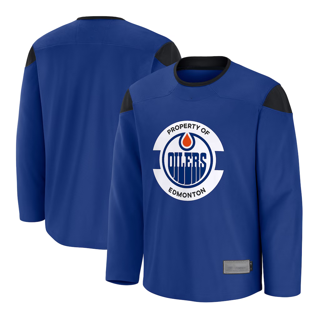 Ndoa E.Oilers Royal Practice Jerseys