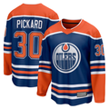Ndoa E.Oilers #30 Calvin Pickard Royal Home Premier Breakaway Player Jerseys