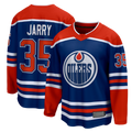 Ndoa E.Oilers #35 Tristan Jarry Royal Home Premier Breakaway Player Jerseys