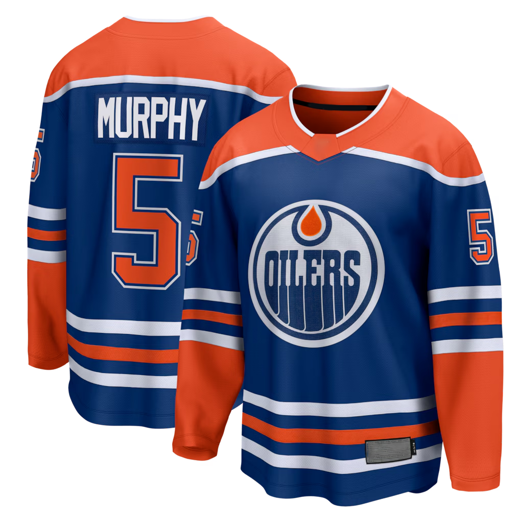 Ndoa E.Oilers #5 Connor Murphy Royal Home Breakaway Jerseys