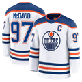 Ndoa E.Oilers #97 Connor McDavid White Away Premium Jerseys