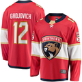 Ndoa F.Panthers #12 Jonah Gadjovich Red Premier Breakaway Player Jerseys