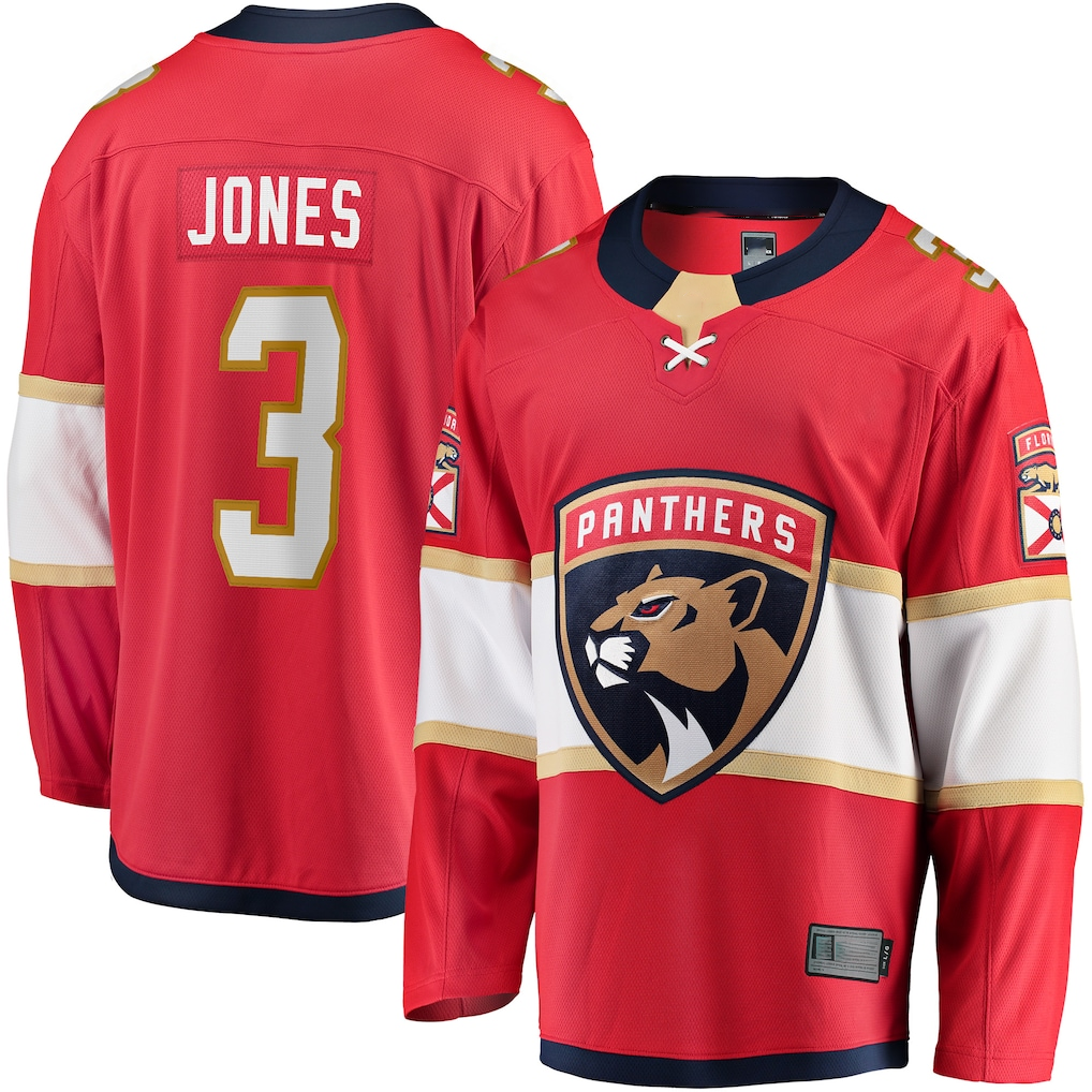 Ndoa F.Panthers #3 Seth Jones Red Home Breakaway Jerseys