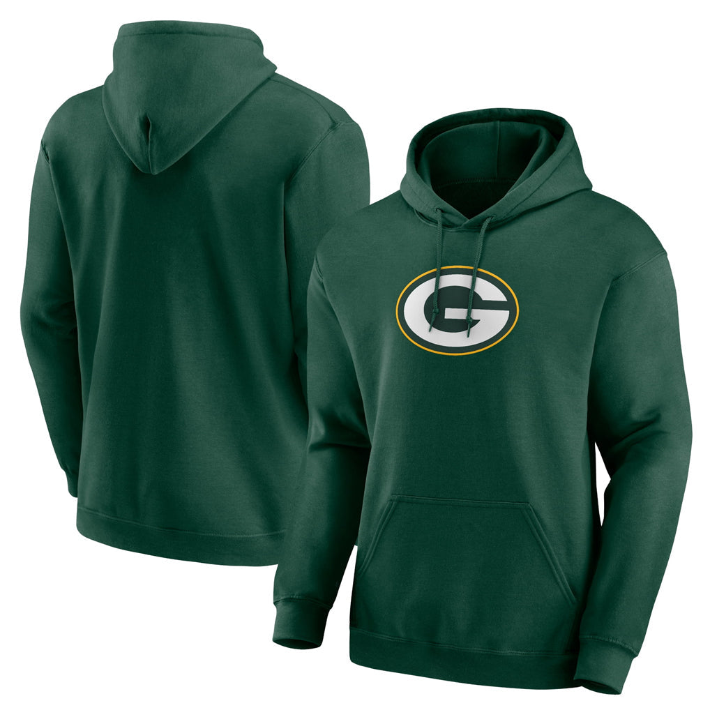 Ndoa GB.Packers Green Logo Pullover Hoodies Limited Game Blank Player Stitched Jerseys