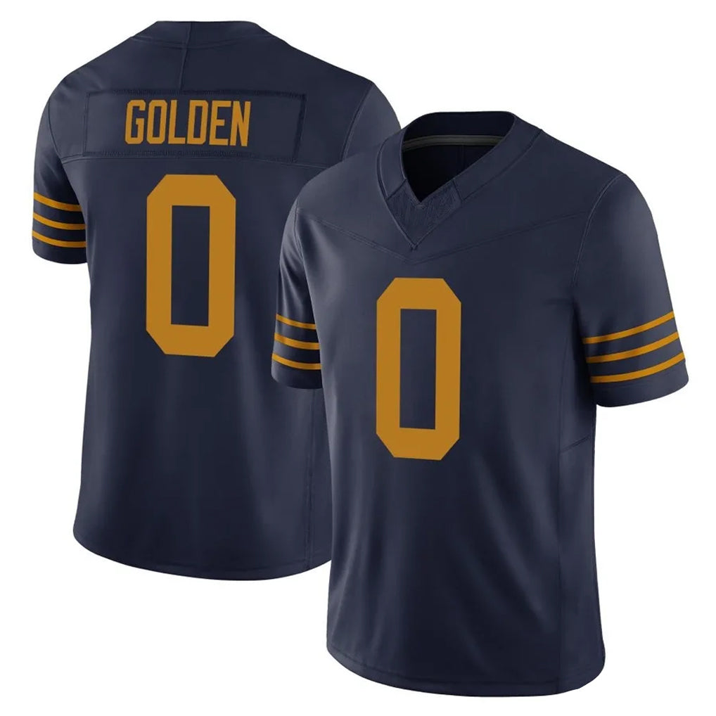 Ndoa GB.Packers #0 Matthew Golden Player Navy The 1923 Classic Vapor F.U.S.E. Home Game Stitched Jerseys