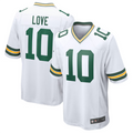Ndoa GB.Packers #10 Jordan Love Player White Replica Game  Stitched Jerseys
